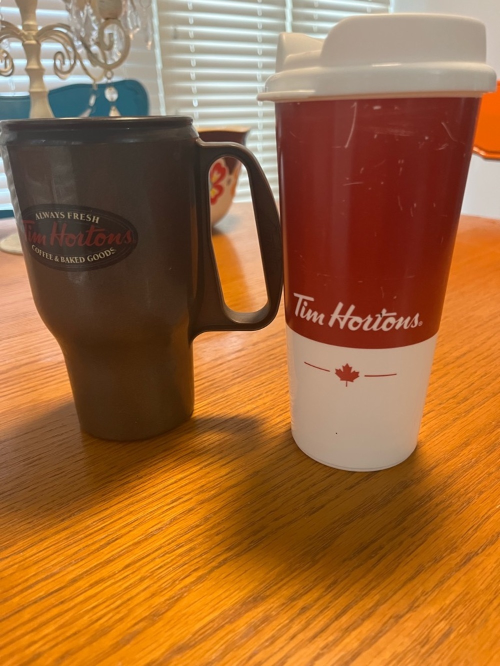 Tim Hortons Collectors Coffee Mugs, To Go Travel Mugs